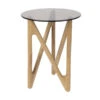 Bijzettafel Hout En Glas -Zuiver Verkoop dutchbone naia bijzettafel hout en glas 01