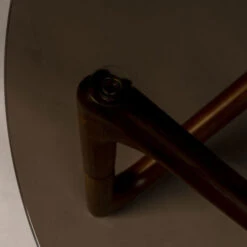 Ronde Salontafel Hout En Glas -Zuiver Verkoop dutchbone naia ronde salontafel glas 02