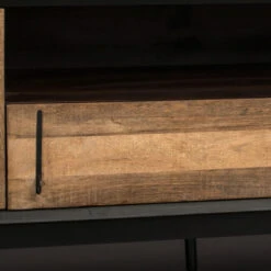 Tv-meubel Design Hout -Zuiver Verkoop dutchbone nairobi massief houten tv meubel 05