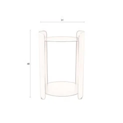 Design Bijzettafel Metaal -Zuiver Verkoop dutchbone navagio design bijzettafel 07