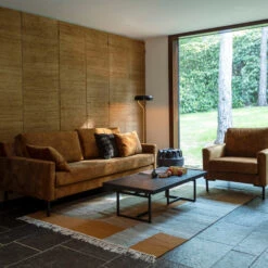 Retro Vloerkleed Groen Bruin -Zuiver Verkoop dutchbone pavilion retro vloerkleed groen bruin 05