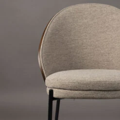 Stoel Met Ronde Rug Walnoot Hout -Zuiver Verkoop dutchbone rodin stoel met ronde rug walnoot hout 03