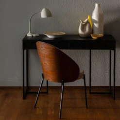 Stoel Met Ronde Rug Walnoot Hout -Zuiver Verkoop dutchbone rodin stoel met ronde rug walnoot hout 07