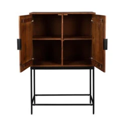 Mangohouten Kast Op Hoge Poten -Zuiver Verkoop dutchbone saroo mangohouten kast op hoge poten 4