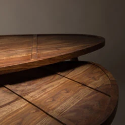 Organische Salontafel Sheesham Hout -Zuiver Verkoop dutchbone sham houten koffietafelset sheesham 05