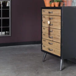 Halfhoge Ladekast -Zuiver Verkoop dutchbone sol halfhoge ladekast 07 1