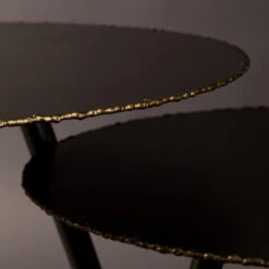 IJzeren Bijzettafelset Rond -Zuiver Verkoop dutchbone stalwart ijzeren bijzettafelset rond 04