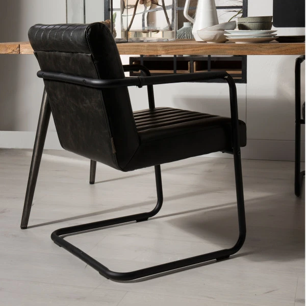 Leren Eetkamerstoel 6 Leren Eetkamerstoel - Afbeelding 4