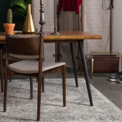 Retro Eetkamerstoel Hout -Zuiver Verkoop dutchbone torrance armloze eetkamerstoel 07