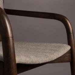 Retro Stoel Met Armleuningen -Zuiver Verkoop dutchbone torrance retro armstoel hout 08