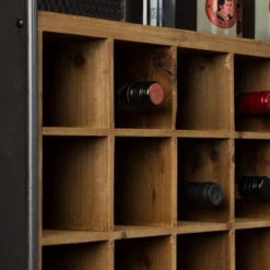 Open Houten Wijnkast -Zuiver Verkoop dutchbone vino open houten wijnkast 03