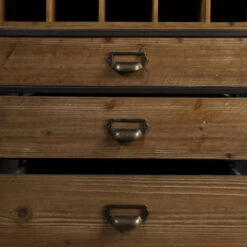 Open Houten Wijnkast -Zuiver Verkoop dutchbone vino open houten wijnkast 04