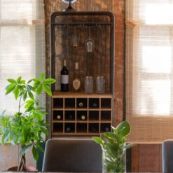 Open Houten Wijnkast -Zuiver Verkoop dutchbone vino open houten wijnkast 09