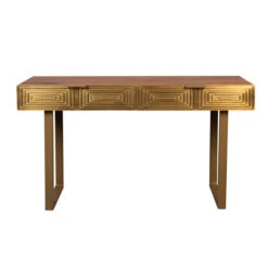 Mangohouten Sidetable Met Goud 14 Mangohouten Sidetable Met Goud -Zuiver Verkoop dutchbone volan mangohouten sidetable met goud 3