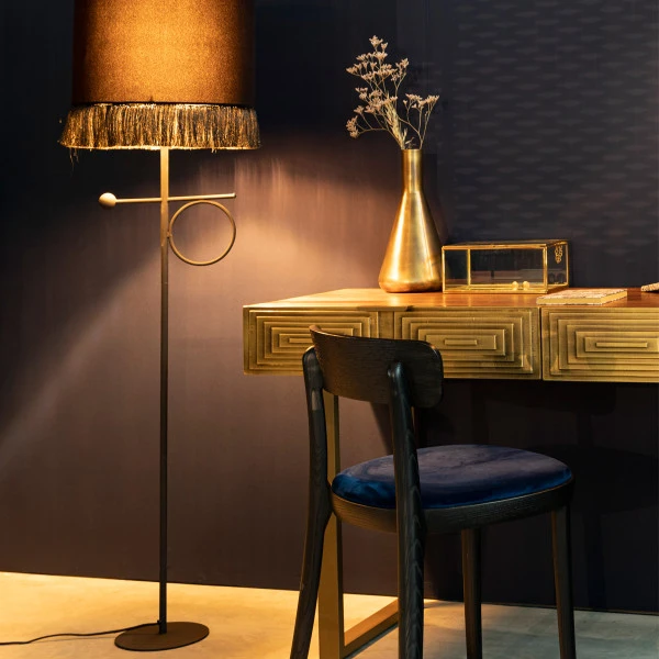 Mangohouten Sidetable Met Goud 11 Mangohouten Sidetable Met Goud - Afbeelding 9