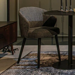 Stoel Met Ronde Rugleuning -Zuiver Verkoop dutchbone waldo stoere eetkamerstoel met ronde rug 02 1