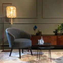 Fauteuil Met Ronde Rugleuning 14 Fauteuil Met Ronde Rugleuning -Zuiver Verkoop dutchbone waldo stoere fauteuil met ronde rug blauw 02 1