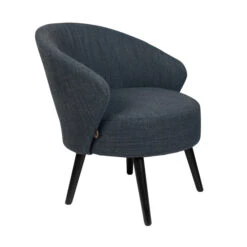 Fauteuil Met Ronde Rugleuning 15 Fauteuil Met Ronde Rugleuning -Zuiver Verkoop dutchbone waldo stoere fauteuil met ronde rug blauw 03 1