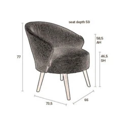 Fauteuil Met Ronde Rugleuning 21 Fauteuil Met Ronde Rugleuning -Zuiver Verkoop dutchbone waldo stoere fauteuil met ronde rug blauw 09 1