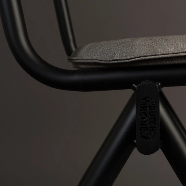 Leren Eetkamerstoel Smal 11 Leren Eetkamerstoel Smal - Afbeelding 9