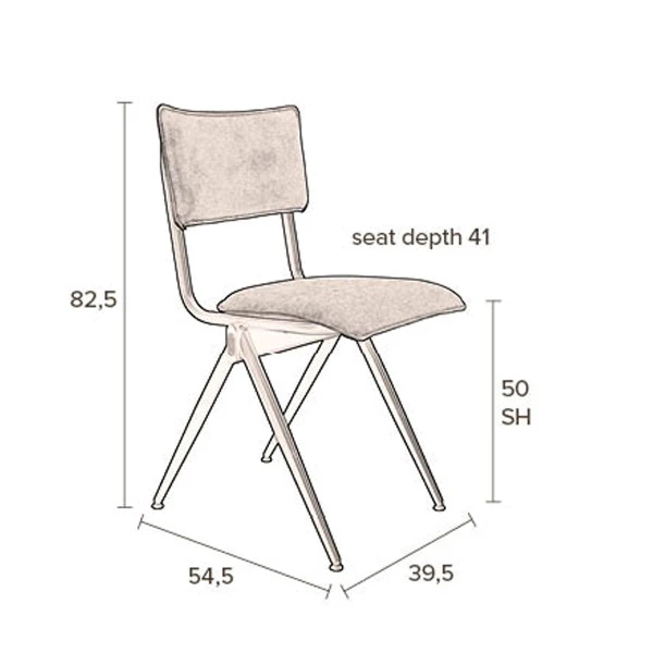 Leren Eetkamerstoel Smal 13 Leren Eetkamerstoel Smal - Afbeelding 11