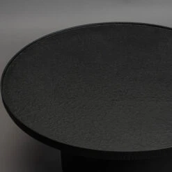 Ronde Salontafel Mat Zwart -Zuiver Verkoop dutchbone winston ronde salontafel mat zwart 05