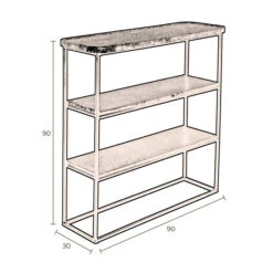 Zwarte Sidetable Metaal -Zuiver Verkoop dutchbone winston zwarte sidetable metaal 08