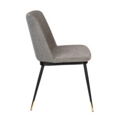 Eetkamerstoel Gouden Poten -Zuiver Verkoop eetkamerstoel stof met goud lionel lumz home 02