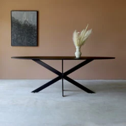 Eettafel Ovaal Zwart -Zuiver Verkoop eettafel ovaal zwart bodio flos 03