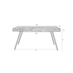 Eettafel Van Gerecycled Teak Zwart -Zuiver Verkoop eettafel van gerecycled teak zwart suri black lumz home 11