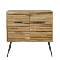 Eigentijdse Ladekast Met 6 Lades -Zuiver Verkoop eigentijdse ladekast met 6 lades teca strip giani 04