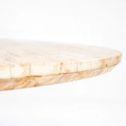 Ronde Eettafel Tavertin En Mangohout -Zuiver Verkoop eleonora aikin ronde eettafel tavertin en mangohout 06