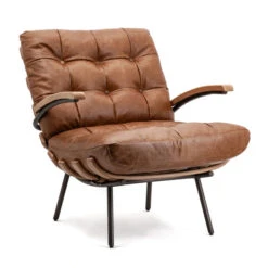 Lederen Fauteuil -Zuiver Verkoop eleonora bastiaan lederen fauteuil 04