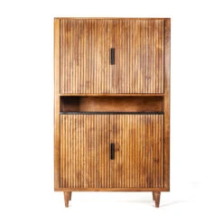 Retro Wandkast Van Mangohout -Zuiver Verkoop eleonora carter retro wandkast van mangohout 01