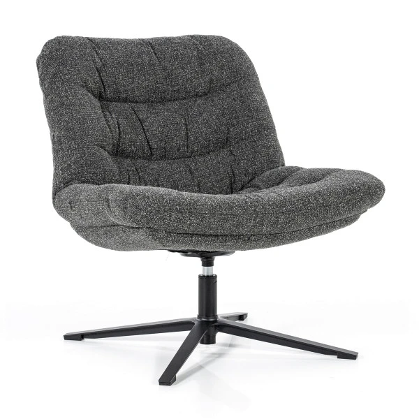 Moderne Draaistoel Boucle Stof 6 Moderne Draaistoel Boucle Stof - Afbeelding 4