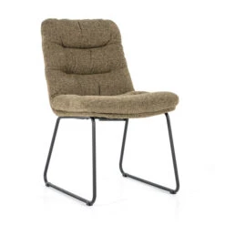 Boucle Eetkamerstoel -Zuiver Verkoop eleonora danica moderne eetkamerstoel zachte stof 03