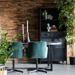 Ovale Eettafel Van Zwart Hout -Zuiver Verkoop eleonora denzel ovale eettafel van zwart hout 02 3