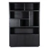 Boekenkast Zwart Eiken 150 Cm -Zuiver Verkoop eleonora helsinki boekenkast zwart eiken 150 cm 01