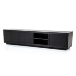 Tv-meubel Zwart Eiken 200 Cm -Zuiver Verkoop eleonora helsinki tv meubel zwart eiken 200 cm 02