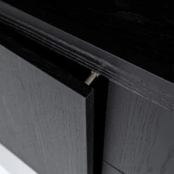 Vakkenkast Zwart Eiken 200 Cm -Zuiver Verkoop eleonora helsinki vakkenkast zwart eiken 200 cm 04