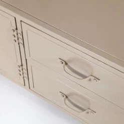 Zandkleur Dressoir Metaal -Zuiver Verkoop eleonora industrial zandkleur dressoir metaal 02