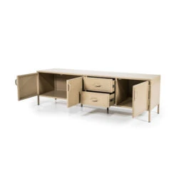 Zandkleur Tv-meubel Ijzer 185 Cm -Zuiver Verkoop eleonora industrial zandkleur tv meubel ijzer 185 cm 06