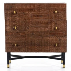 Ladekast Met Houtsnijwerk -Zuiver Verkoop eleonora isa ladekast met houtsnijwerk 01