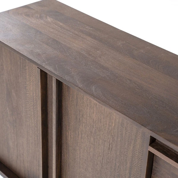 Dressoir Donker Mango Hout 8 Dressoir Donker Mango Hout - Afbeelding 6