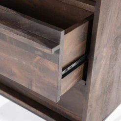 Smalle Kast Donker Mango Hout -Zuiver Verkoop eleonora jimmy smalle kast donker mango hout 05