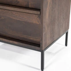 Smalle Kast Donker Mango Hout -Zuiver Verkoop eleonora jimmy smalle kast donker mango hout 06