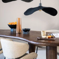 Organische Eettafel Bruin -Zuiver Verkoop eleonora jodi organische eettafel bruin 2