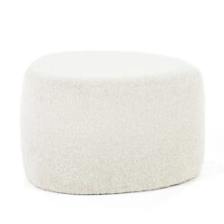 Moderne Poef Bouclé Klein