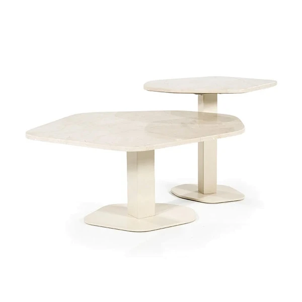 Bijzettafel Wit Marmer 8 Bijzettafel Wit Marmer - Afbeelding 6