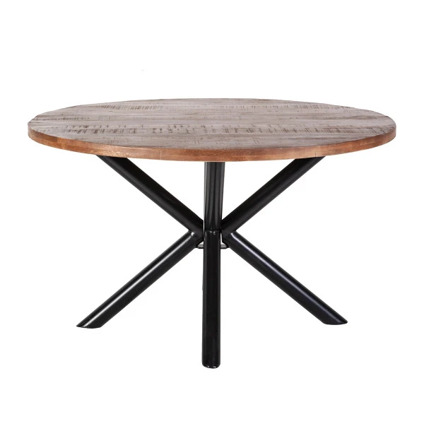 Ronde Eettafel Mangohout 8 Ronde Eettafel Mangohout - Afbeelding 6